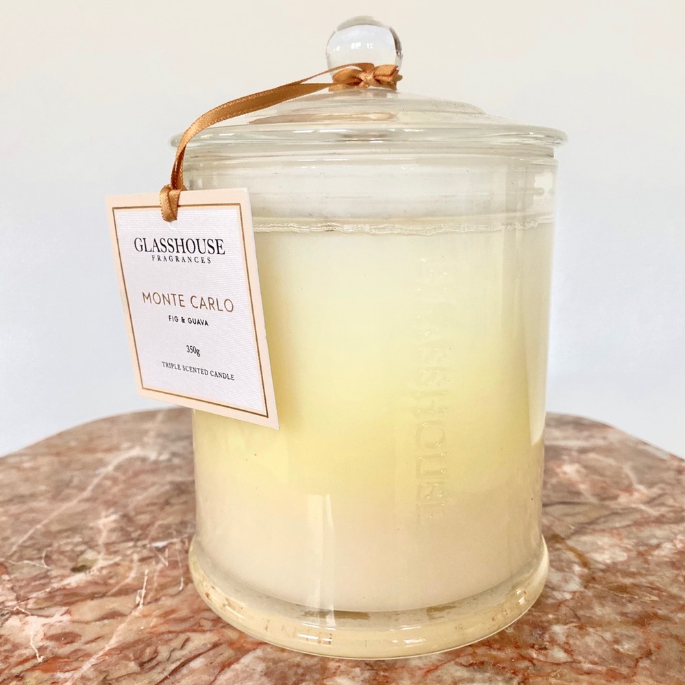 GLASSHOUSE FRAGRANCE Candle - Monte Carlo Scent